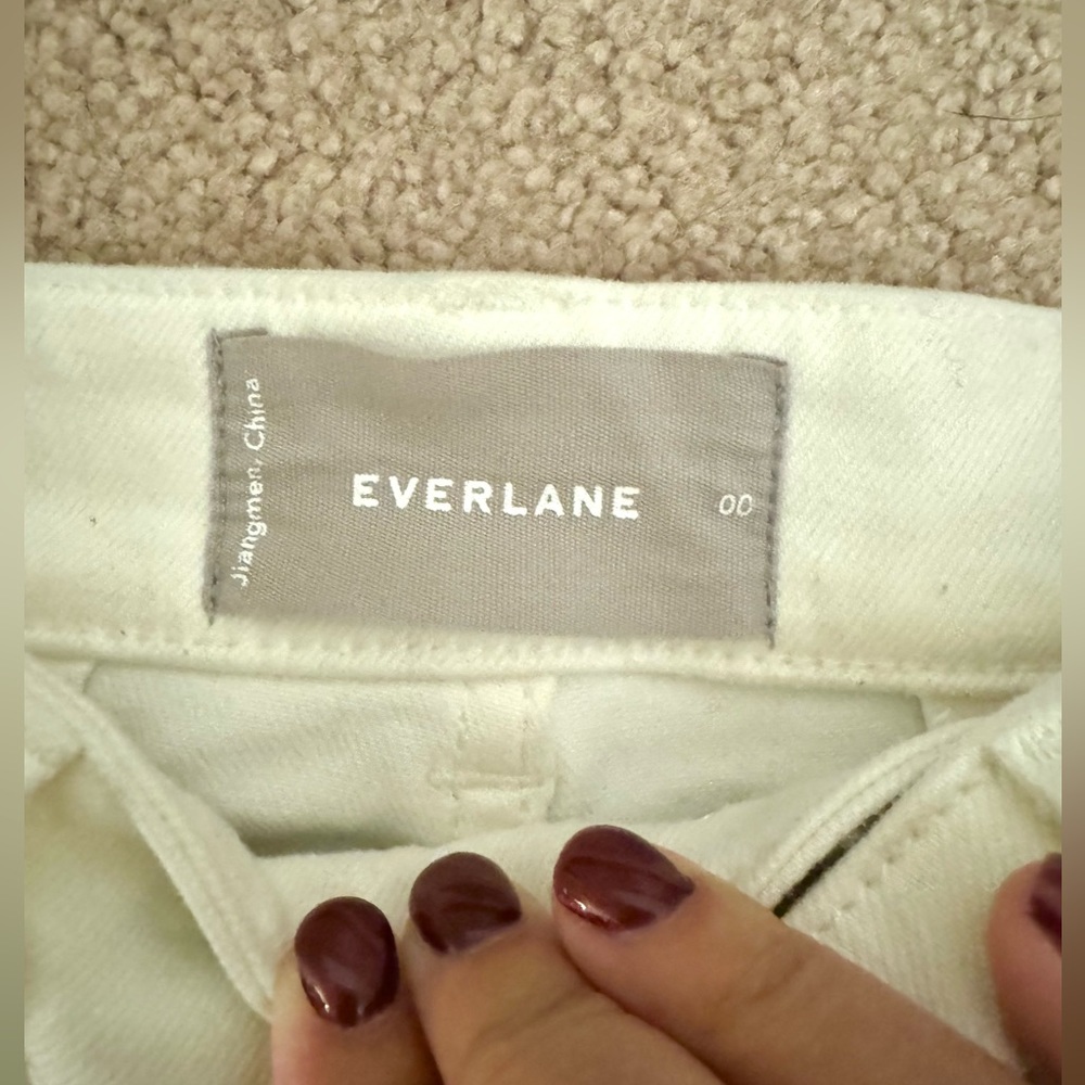 Everlane Straight Leg Crop Short Size 00 - Picture 2 of 4
